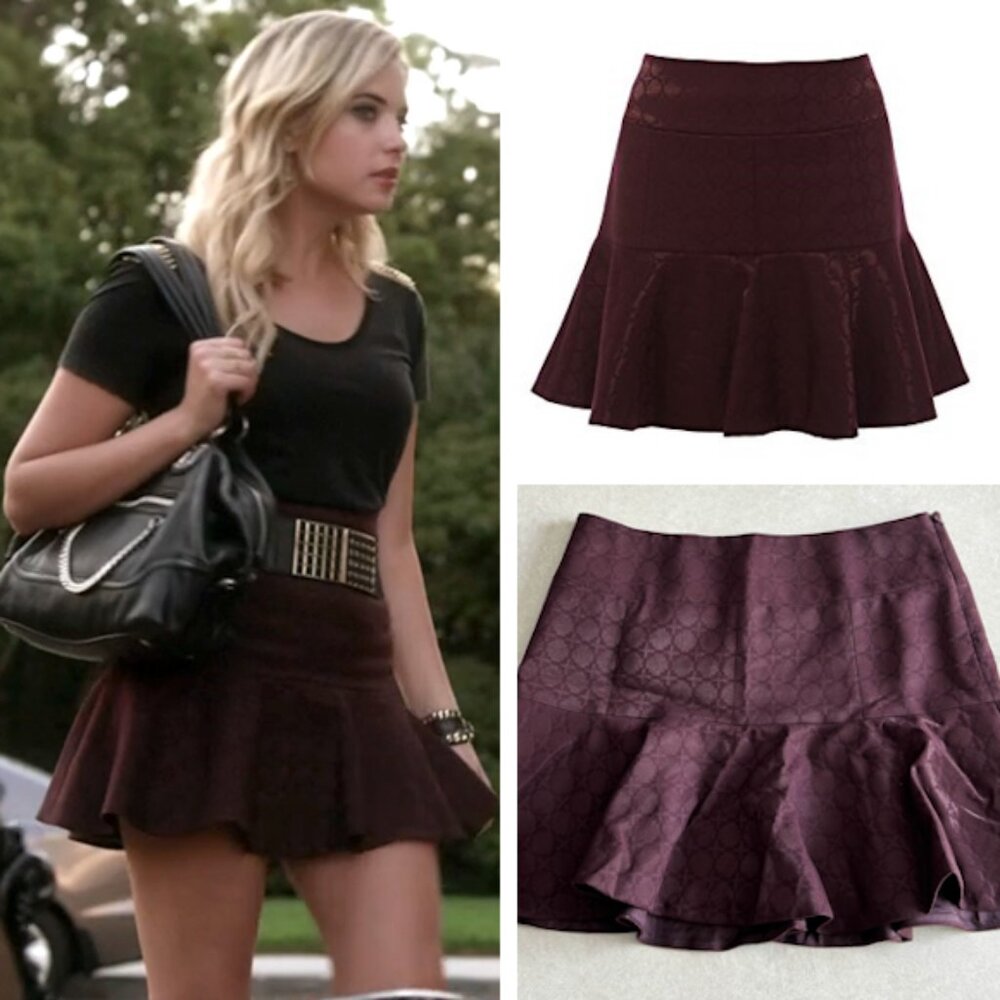 Karen Millen Item Flippy Panelled Trumpet Skirt ASO Hanna Marin